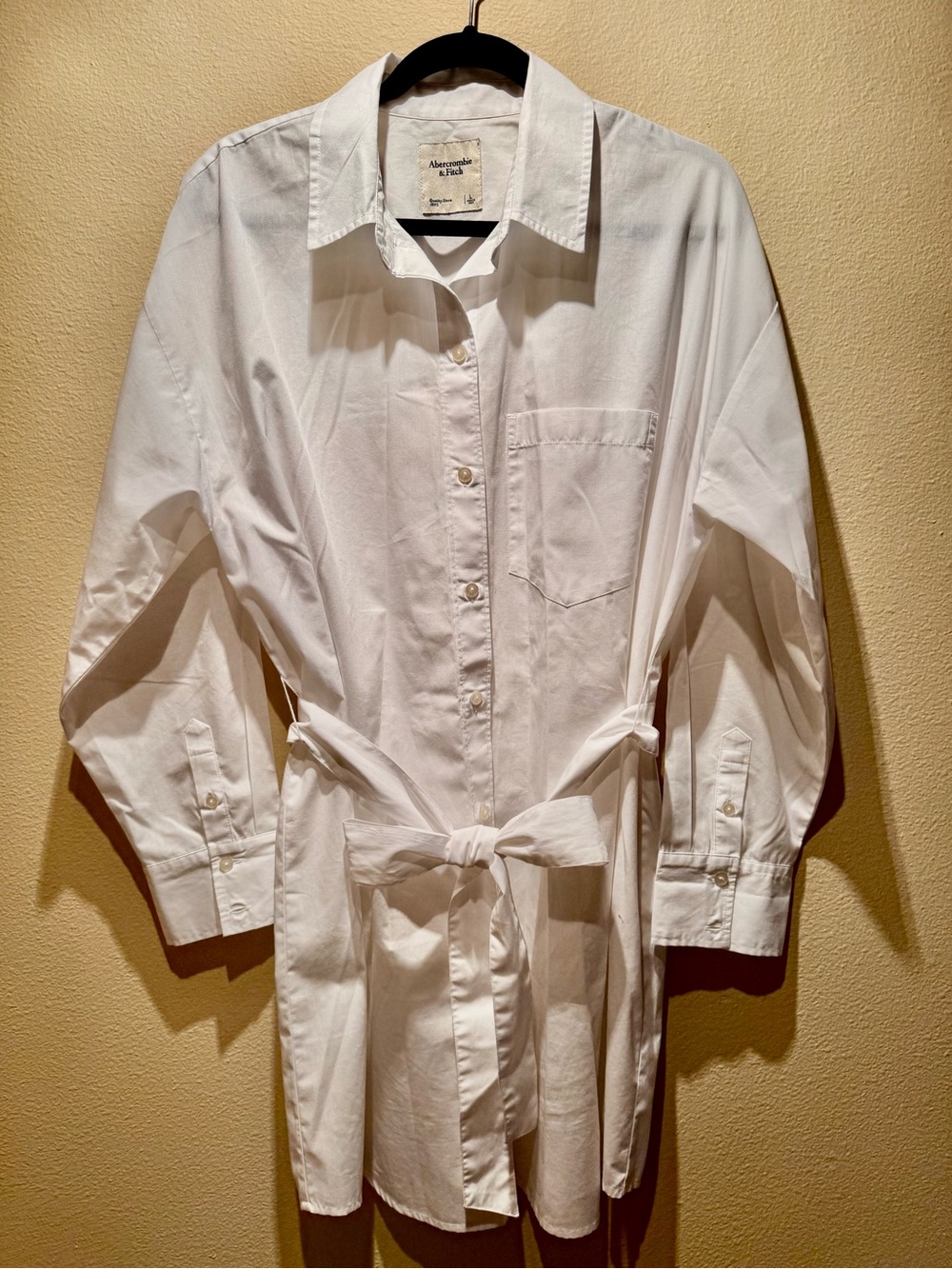 Abercrombie & Fitch Women’s Relaxed Poplin Shirt Dress - Size “L”
